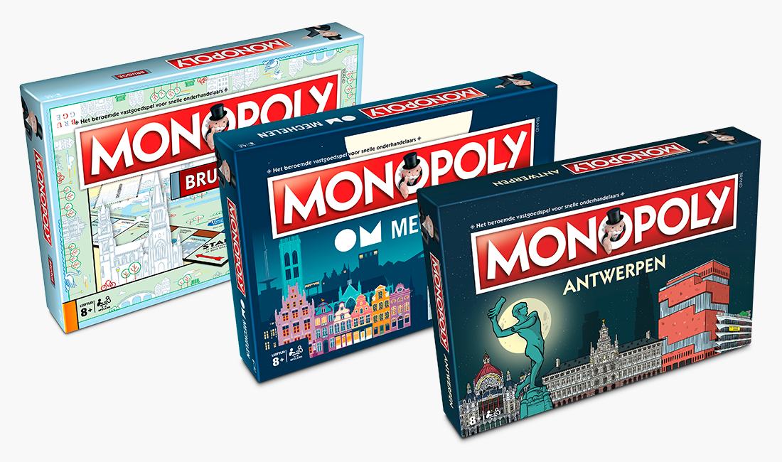 Monopoly Steden-edities België voorbeelden