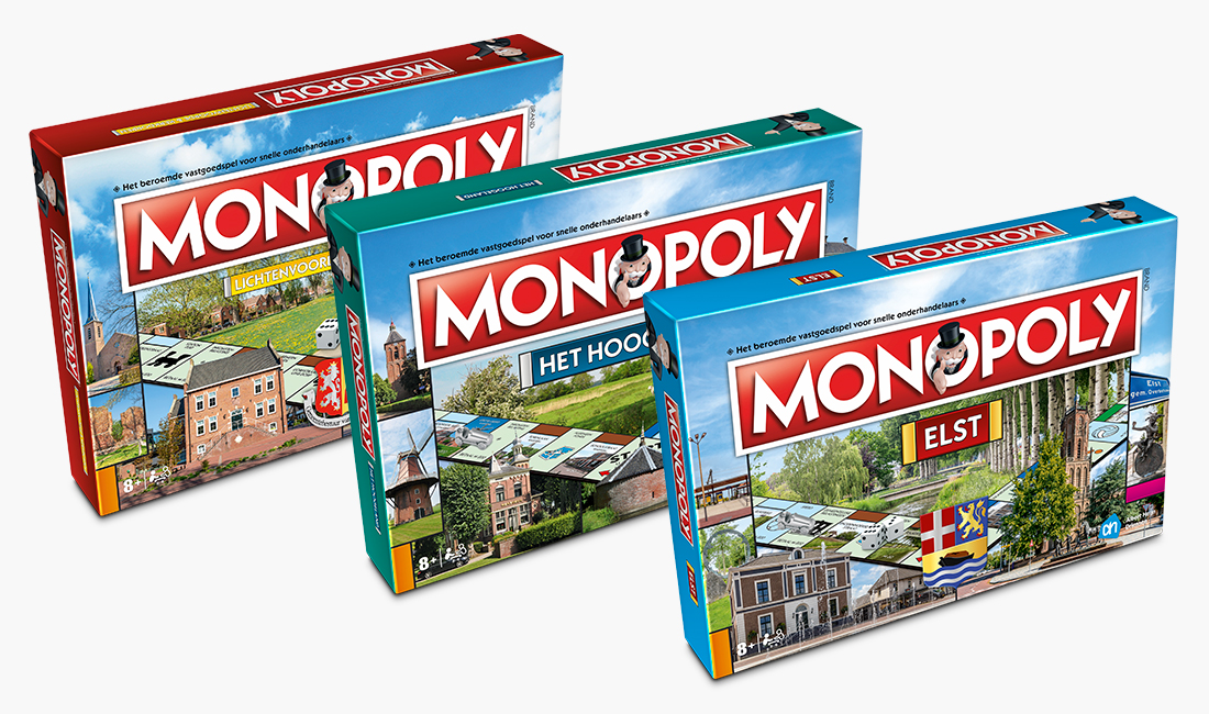 Monopoly op maat Steden-edities