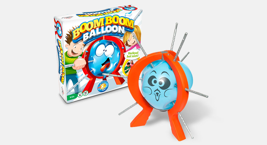 Boom Boom Balloon met spelonderdelen