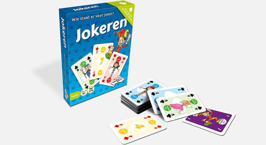 Jokeren kaartspel met speelkaarten