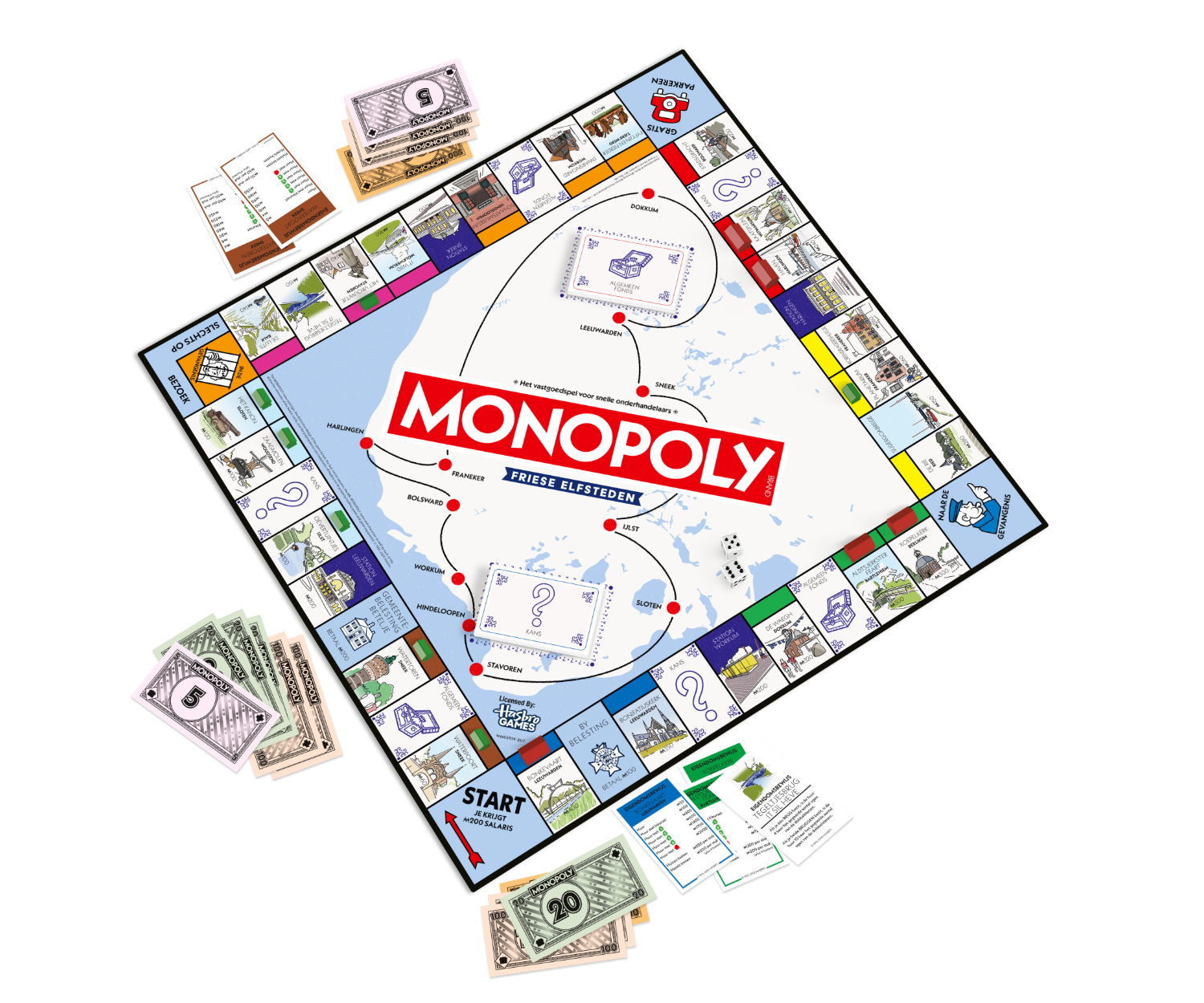 Monopoly Friese Elfsteden - 2