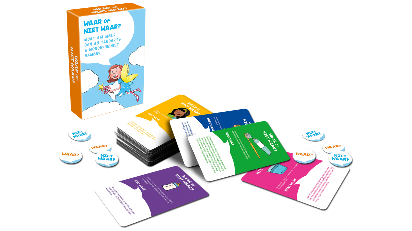 Kaartspel op maat Mondzorg voor kids spelinhoud