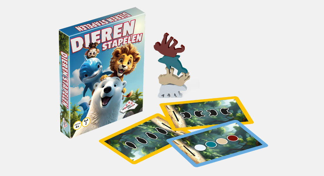 Kaartspel Dieren Stapelen