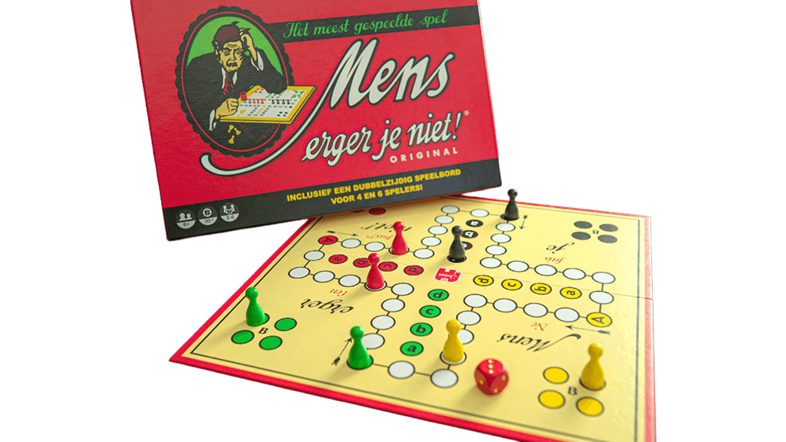 Mens erger je niet Spel op maat overzicht